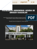 Patología Abdominal Aguda de Origen Vascular