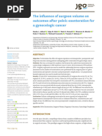 Experiencias en Exanteracion Pelvicas