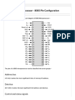 Microprocessor - 8085 Pin Configuration