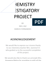 Chemistry Investigatory Project