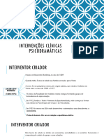 Intervenções Clínicas Psicodramáticas