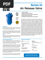 Air Release Valve Cla-Val