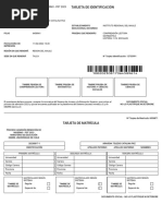 Tarjeta Identificacion PDT