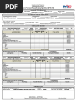 Learner Permanent Record For Junior High School (SF10-JHS) : Republic of The Philippines Department of Education