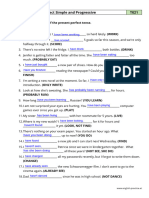 Present Perfect Simple and Continuous - Misael Marron