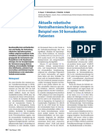 Aktuelle Robotische Ventralhernienchirurgie Am Beispiel Von 50 Konsekutiven Patienten