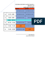 Horario 2023 - 2024