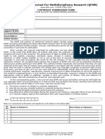 Copyright Permission Undertaking Form