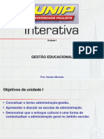 Gestão Educacional - Slide