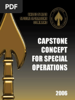 Capstone Concept For Special Operations - 2006