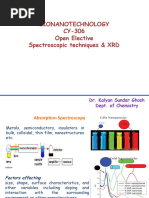 Spectroscopic Techniques - XRD