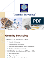 01 Syllabus and Introduction - Quantity Surveying