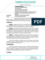 2025 Opinion Legal #051-2023 Aprobacion de Reglamento de Presupuesto Participativo Basado en Resultado para El Año Fiscal 20224