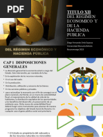 Titulo Xii Constitución Política de Colombia