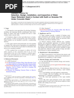 ASTM E1643-11 (r2017) STD - Practice For Selection, Design, Installation and Inspection of Vapor Retarders Under Conc - Slabs