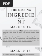 The Missing Ingredient