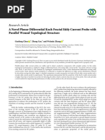 A Novel Planar Differential Koch Fractal Eddy Current Probe With