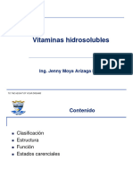 Vitaminas Hidrosolubles