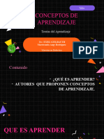 Concepto de Aprendizaje Por Autores Taller T. Aprendizaje