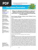 Efficacy of A Phytogenic Formulation As A Replacer of Antibiotic Growth Promoters at Improving Growth, Performance, Carcass Traits and Intestinal Morphology in Broiler Chicken