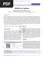 Middle Ear Implants