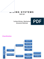 Surface Mining - Mechanical Extraction Method