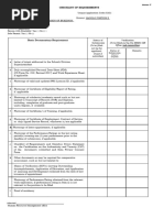 Annex C Checklist of Requirements and Omnibus Sworn Statement