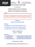 Projet de Fin D'etude-Systeme Lavage - HP