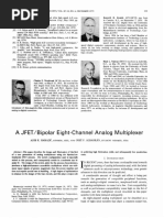 A JFETBipolar Eight-Channel Analog Multiplexe