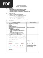 Lesson Plan in Math Ii