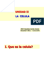 Unidad II La Celula