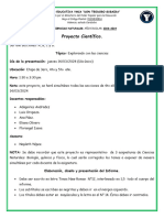 Proyecto Científico 3er Año