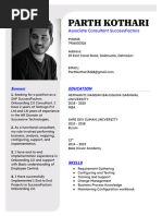 Parth Kothari CV