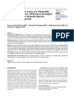 First Report of The Larva of A Vulnerable Damselfly in Nigeria, With Some Ecological Notes