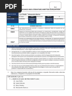 Prueba Lectura - La Iliada de A.B. - 8°