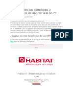 Cuáles Son Los Beneficios y Desventajas de Aportar A La AFP