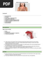 Upper Airway Obstruction - Sting Bites &insect Bites