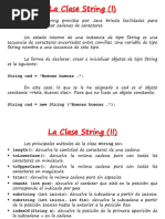 Clase String