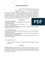 Borrador Contrato de Suministro y Confidencialidad