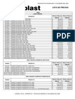 Lista de Precios Rotoplast - Version 97 - Fecha 01 de Enero de 2024.