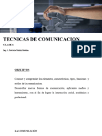 Tecnicas de Comunicacion - Clase I