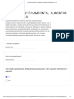 Encuesta Ambiental - Formularios de Google