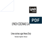 Presentacion Detalles Constructivos-Línea Cocinas A Gas Heavy Duty-Lynch Cocinas