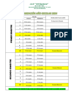 Calendarizacion Del Año Escolar 2024