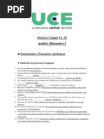 Tercera Practica - Factorizacion y Fracciones Algebraicas - Enero - Abril 2024