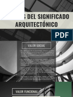 Valores Del Significado Arquitectónico