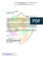 Carta de Patrocinio