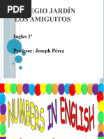 Diapositivas Inglés The Numbers