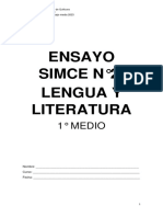 Ensayo Simce 1° Medio (Número Ii)