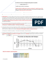 Evaluación Diagnostica Del Área de Ciencia y Tecnología Del 2do Grado de Secundaria